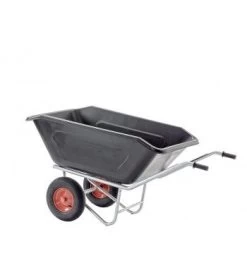 Manegekruiwagen 360 Liter ZWART