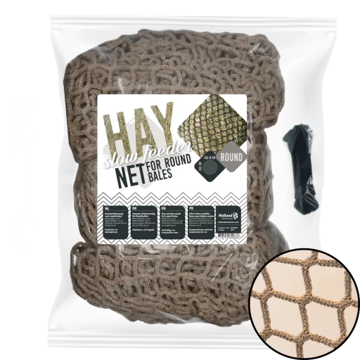 Hay Slowfeeder Net Speciaal Voor Ronde Baal 3 Hay Slowfeeder Net Speciaal Voor Ronde Baal