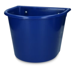 Voerbak 15 L + Ophang Donkerblauw