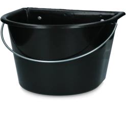 Voerbak 15 L + Ophang + Hengsel Zwart