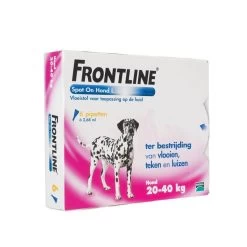 Frontline Hond L 20-40 Kg 6 Pipetten
