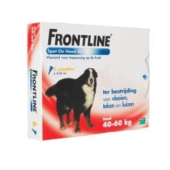Frontline Hond XL >40 Kg 6 Pipetten