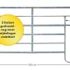 Paneel-6 Koppelhek Met Kalverdoorgang 3,00 X 1,70 Mtr