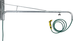 Paardendouche Zwenkarm Met Slang En Verstelbare Sproeier