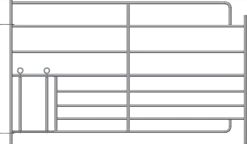 Steekfix Hek XL Met Kruipgat Voor Lammeren 1,83 X 1,10 Mtr
