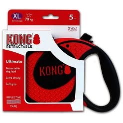 Kong Retractable Leash Ultimate Red X-Large 5m (70 Kg)