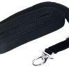 Longeerlijn Lux Zwart Met Muskuton -Huisdierproducten long0001