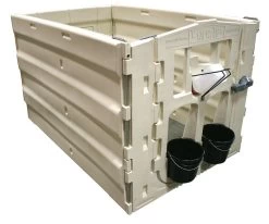 Achterkant Voor Modulair Kunststoffen Kalverhok